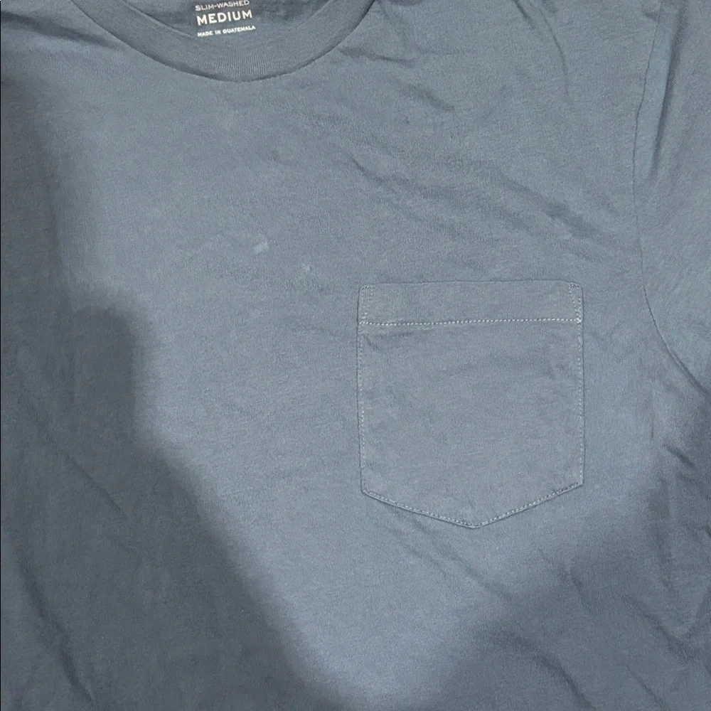 J CREW Slim Washed Crewneck T-Shirt, Size Medium, Great Condition! 100% Cotton